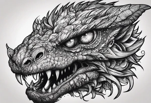 Space monster tattoo idea