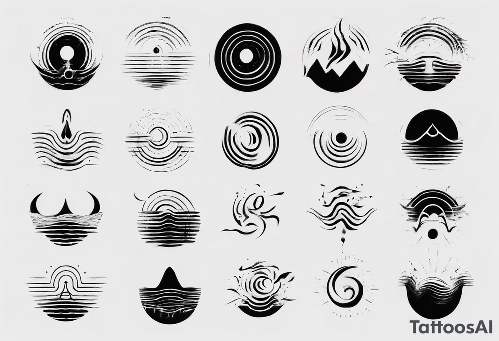 God, soundwaves tattoo idea