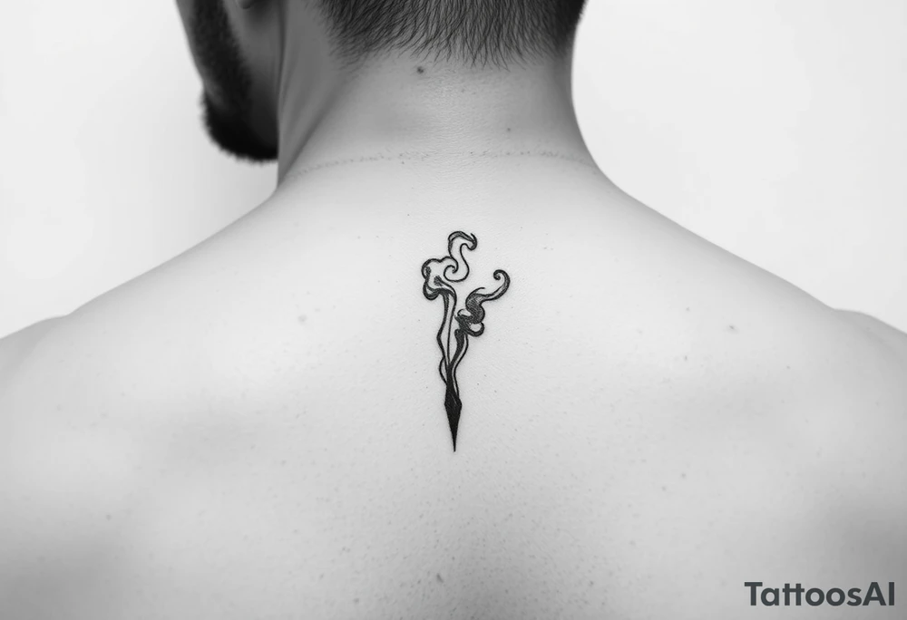 Dope in smoke tattoo idea