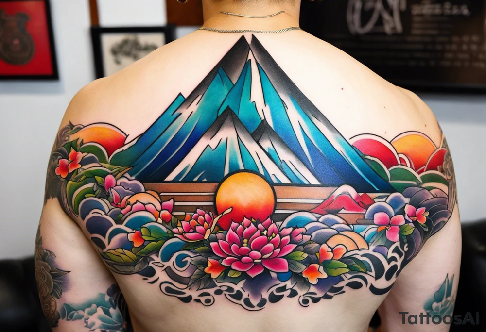 Minneapolis sound tattoo that incorporates Pride colors tattoo idea