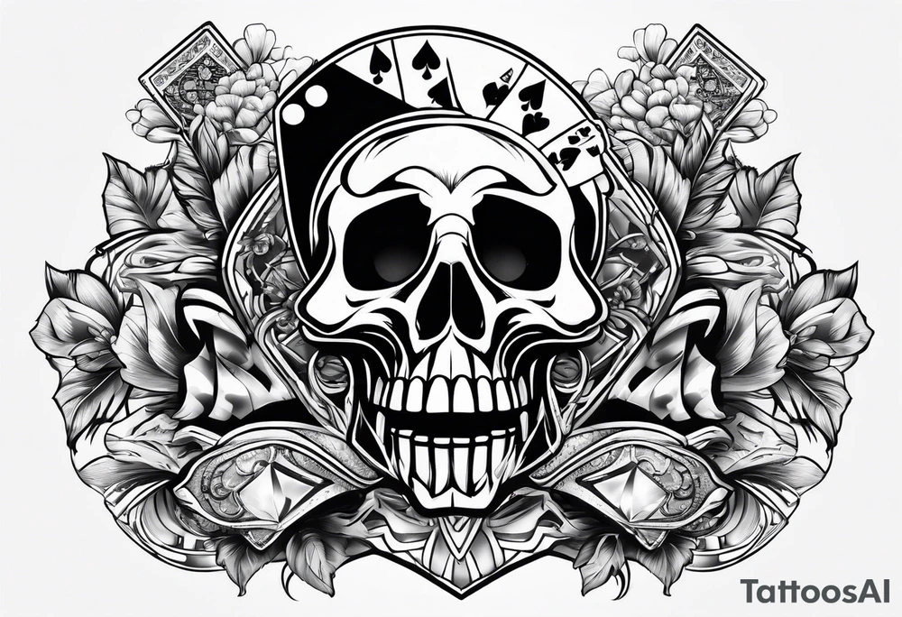 poker tattoo idea