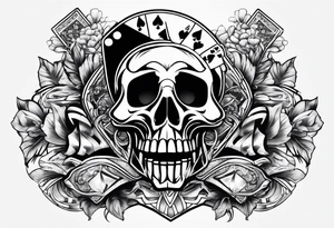 poker tattoo idea