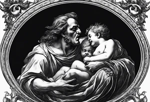 "Saturn Devouring His Son" by Francisco Goya tattoo idea