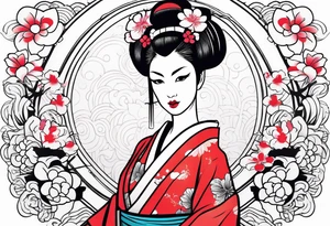 Geisha tattoo idea