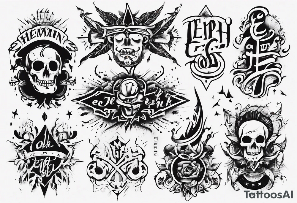 “ta eph'hemin, ta ouk eph'hemin” tattoo idea