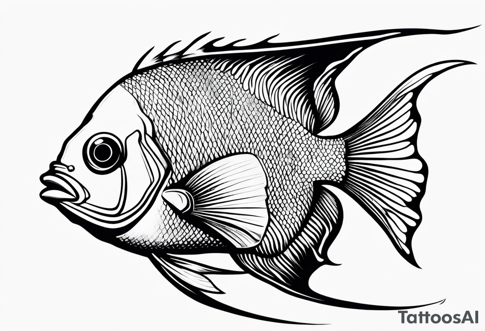 Angelfish tattoo idea