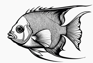 Angelfish tattoo idea