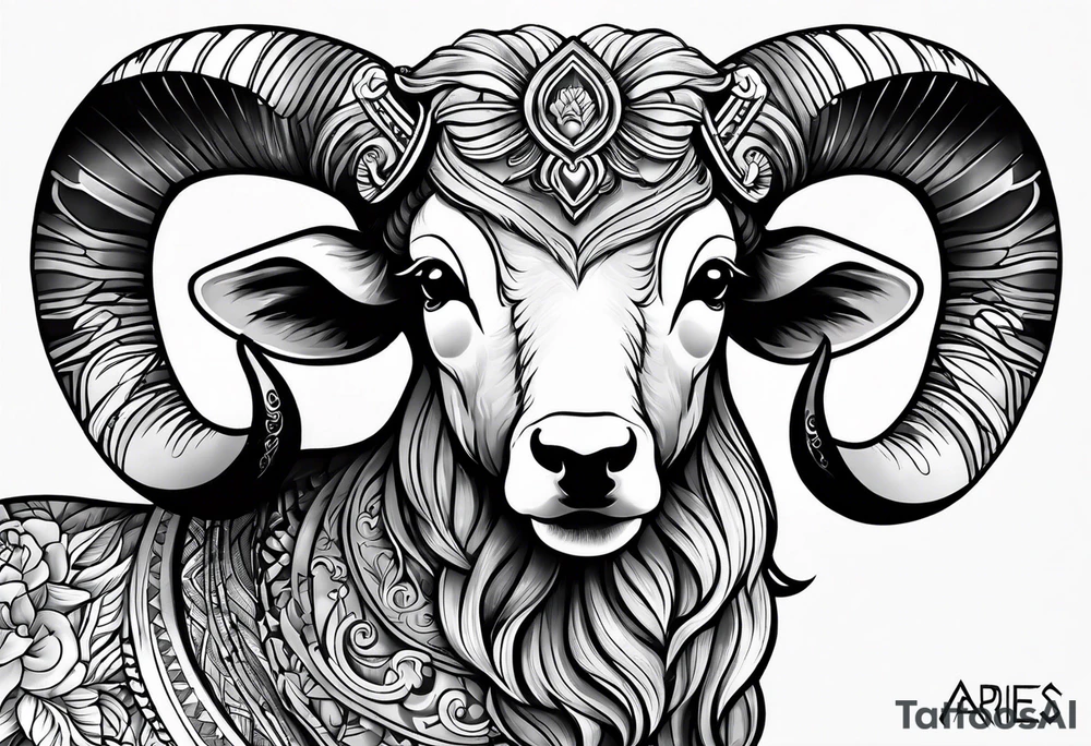 aries tattoo tattoo idea