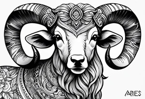 aries tattoo tattoo idea