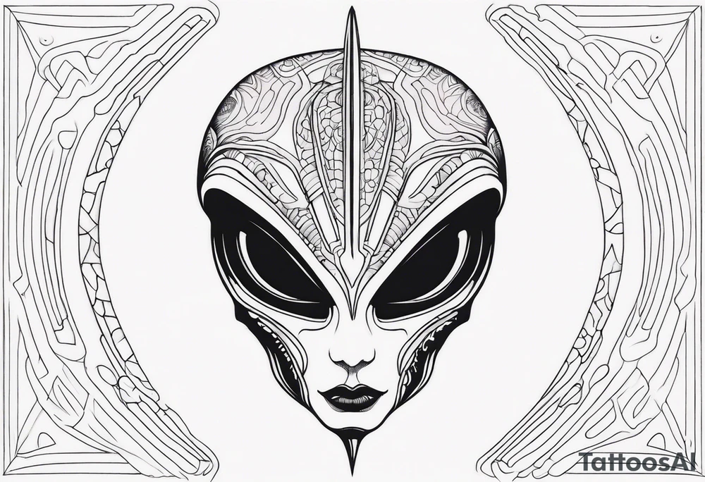 alien tattoo idea