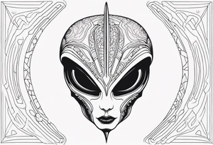 alien tattoo idea