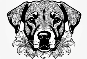 Death dog tattoo idea