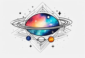 Galaxia tattoo idea