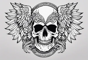 Valhalla funeral tattoo idea