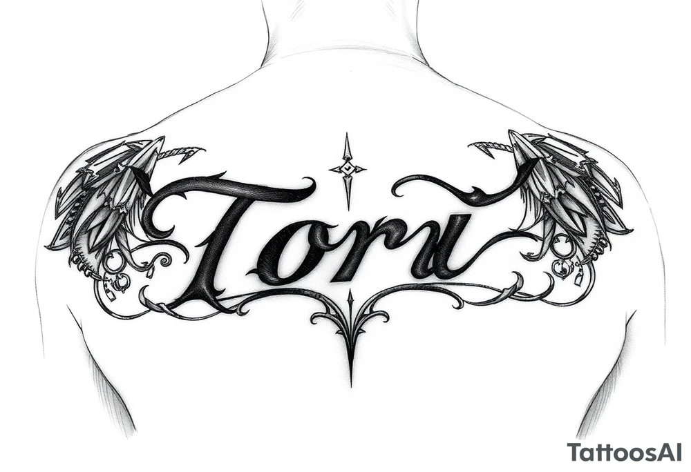 Name Tori tattoo idea