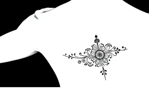 Henna tattoo on wrist in black background tattoo idea