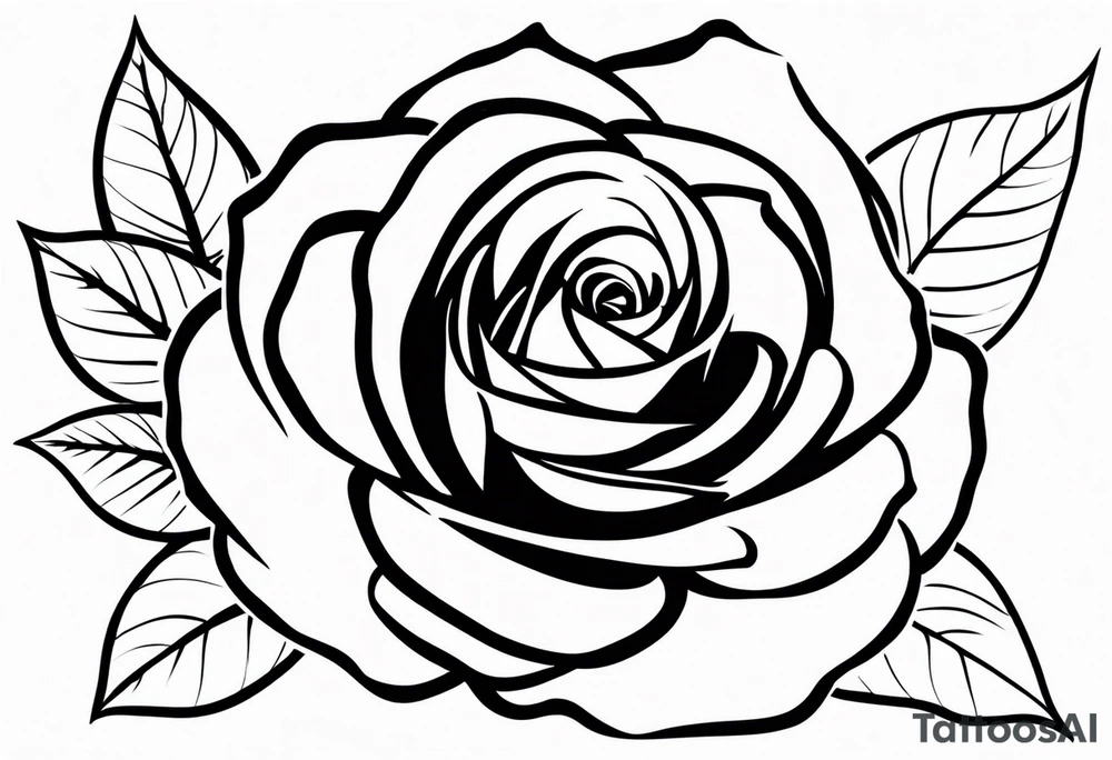 rose tattoo idea