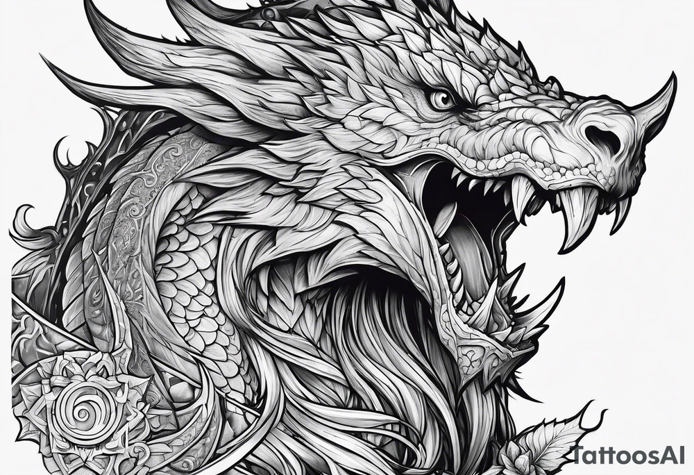 dungeons and dragons tattoo idea