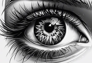 Eye ball tattoo idea