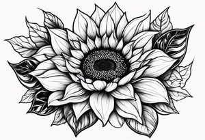 Name Annalise with sunflower tattoo idea