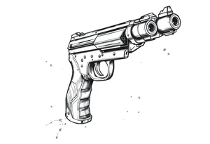 gun tattoo idea