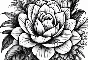 Pina plant tattoo idea