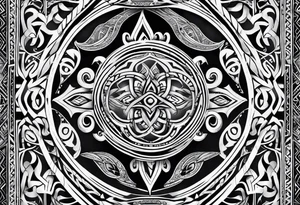 maori tribal tattoo idea