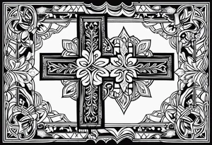 Norwegian cross tattoo idea