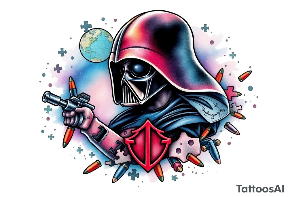 futuristic, star wars, space, Harley Davidson, skateboarding, camping, puzzle pieces, video games, heaven, god, outdoors, bullets,
Seth J. Carter AKA "Darth Carter"
12/29/88-01/06/2025 tattoo idea