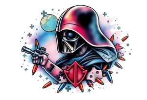 futuristic, star wars, space, Harley Davidson, skateboarding, camping, puzzle pieces, video games, heaven, god, outdoors, bullets,
Seth J. Carter AKA "Darth Carter"
12/29/88-01/06/2025 tattoo idea