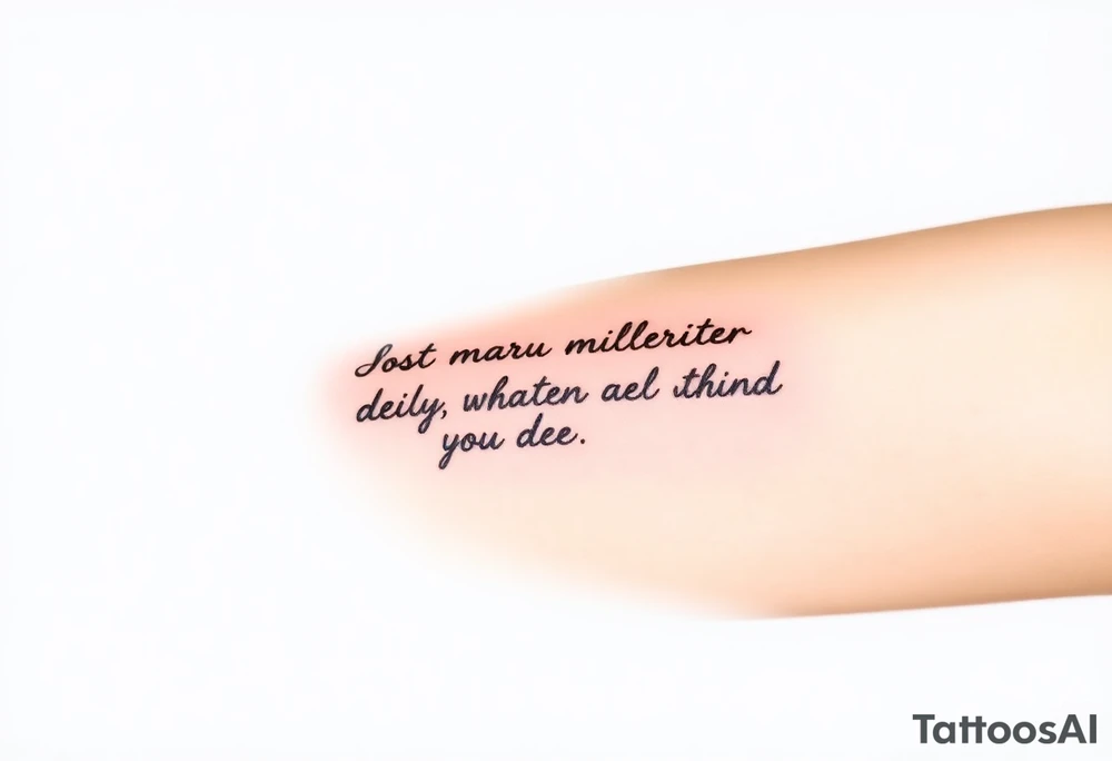 Quotes 
paintbrush tattoo idea