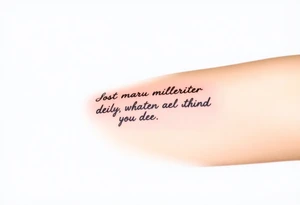 Quotes 
paintbrush tattoo idea