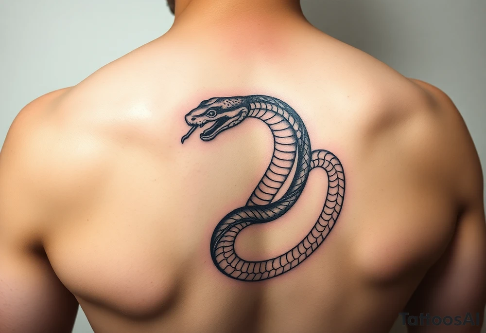 virgo  earth snake tattoo idea