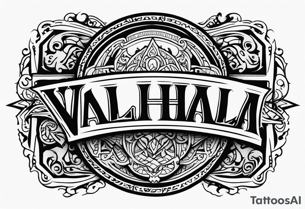 Valhalla tattoo idea