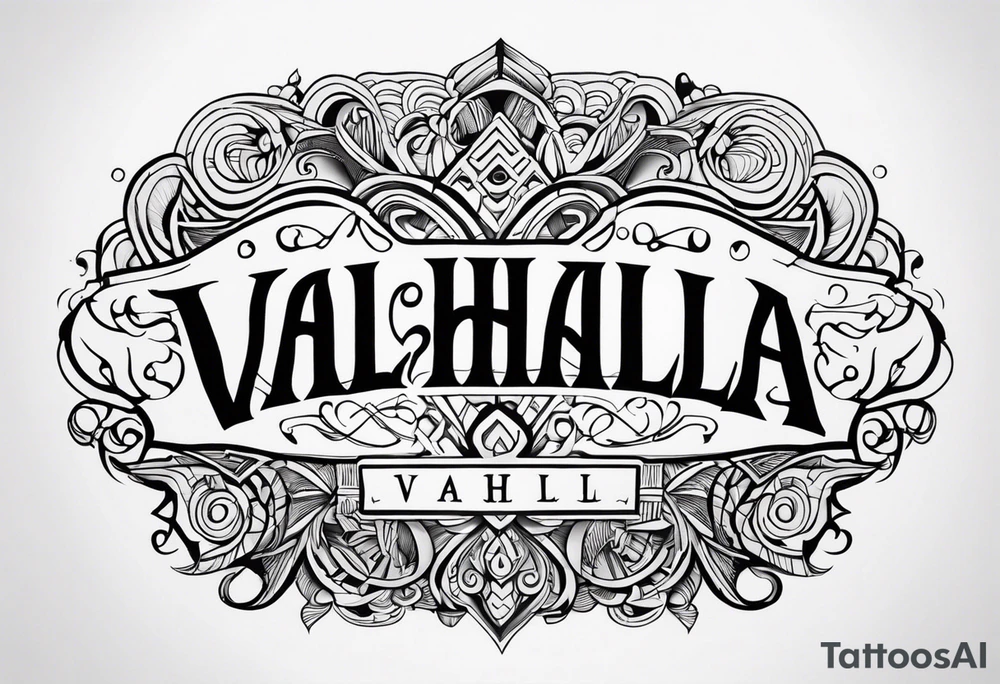 Valhalla tattoo idea
