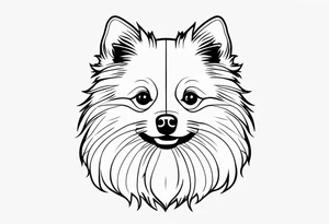 Pomeranian tattoo idea