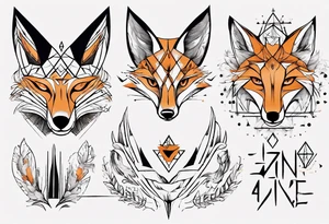 sapere aude  schrift und 
fuchs tattoo idea