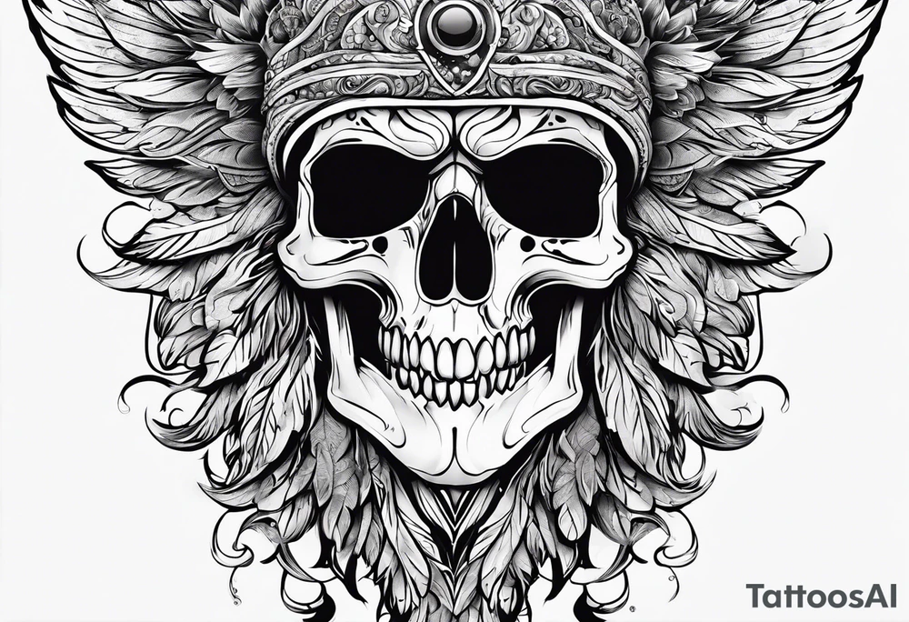 um corvo tattoo idea