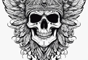 um corvo tattoo idea