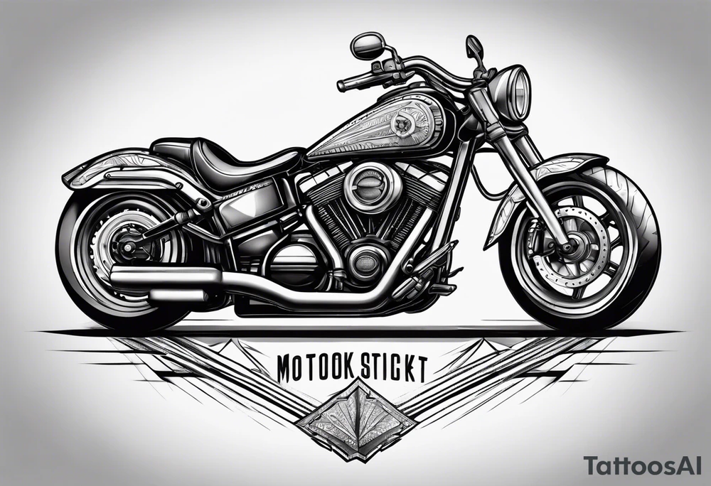 motorbike sproket tattoo idea