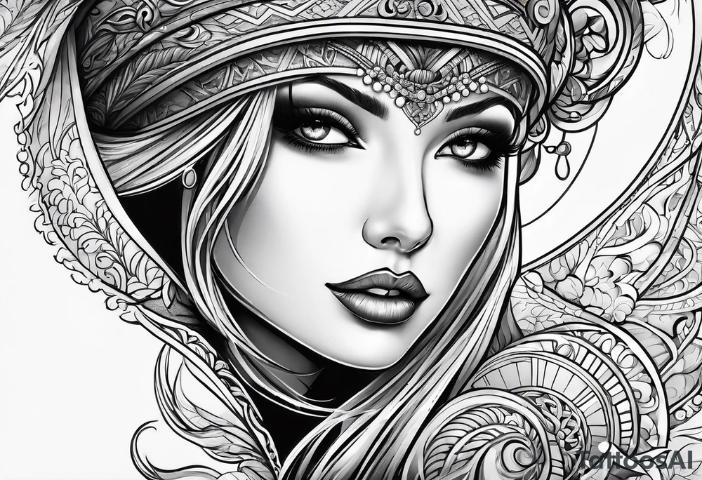 preforming art tattoo idea