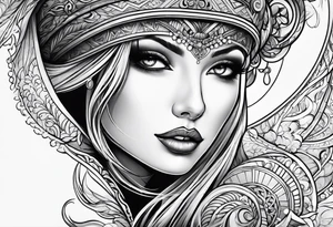 preforming art tattoo idea