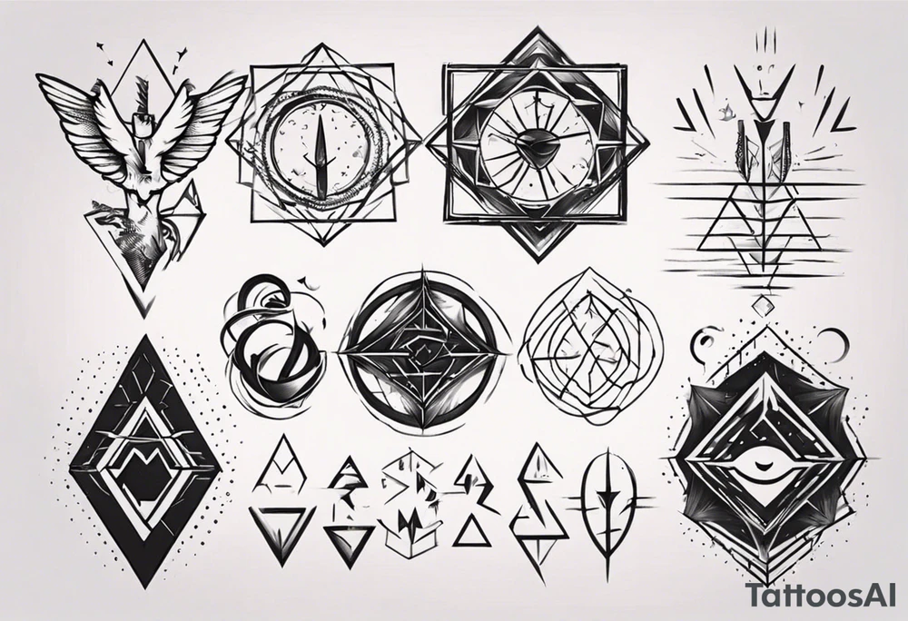 Friendship graph tattoo idea