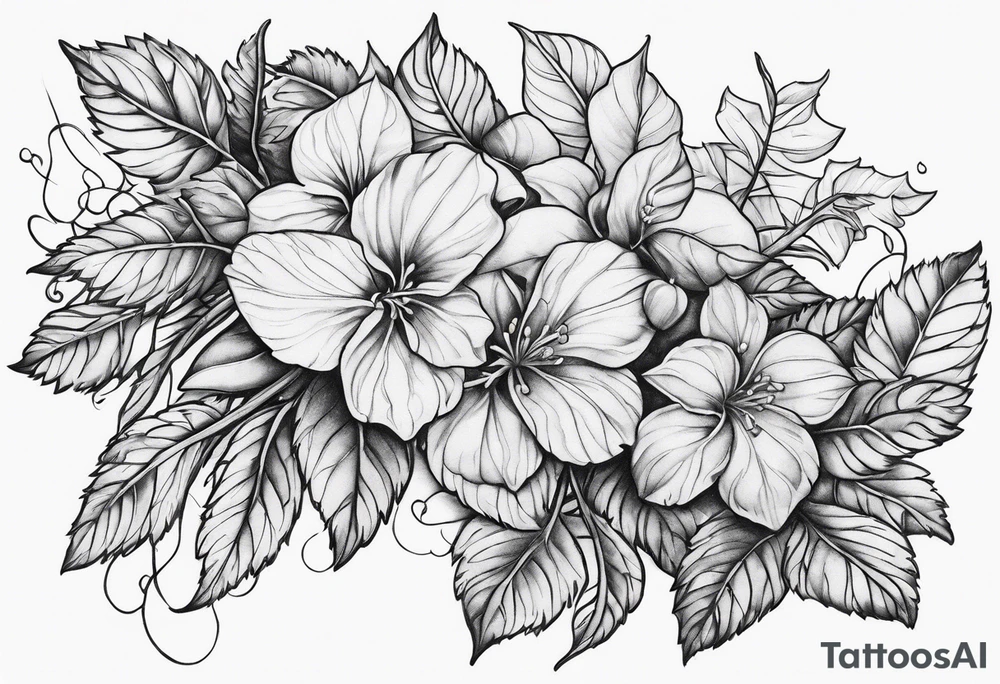 vines tattoo idea