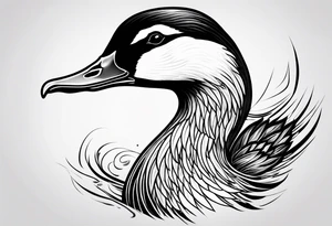 canadian goose angry tattoo idea