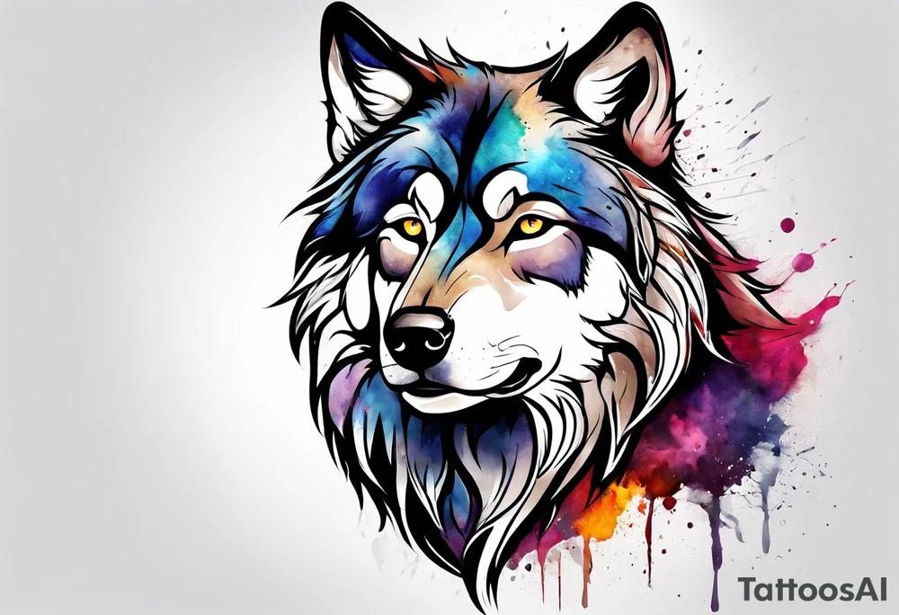 Lobo wolf for a male tattoo tattoo idea
