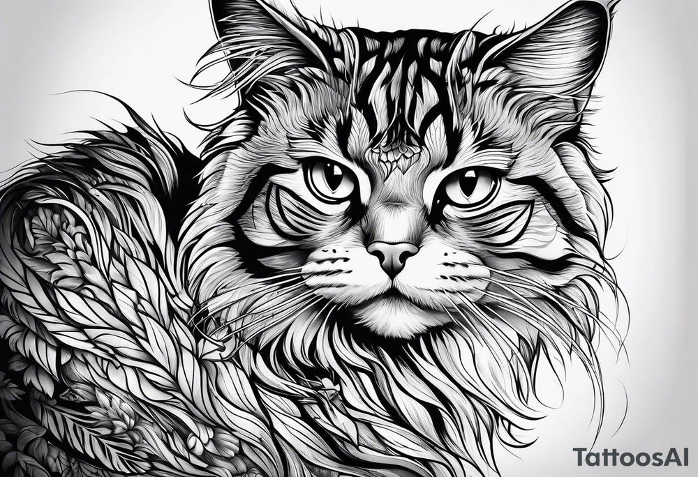 Cat tattoo idea