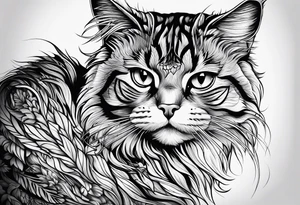 Cat tattoo idea