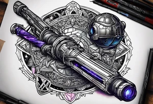 Starwars Lightsabers tattoo idea