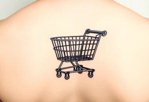Shopping cart tattoo idea